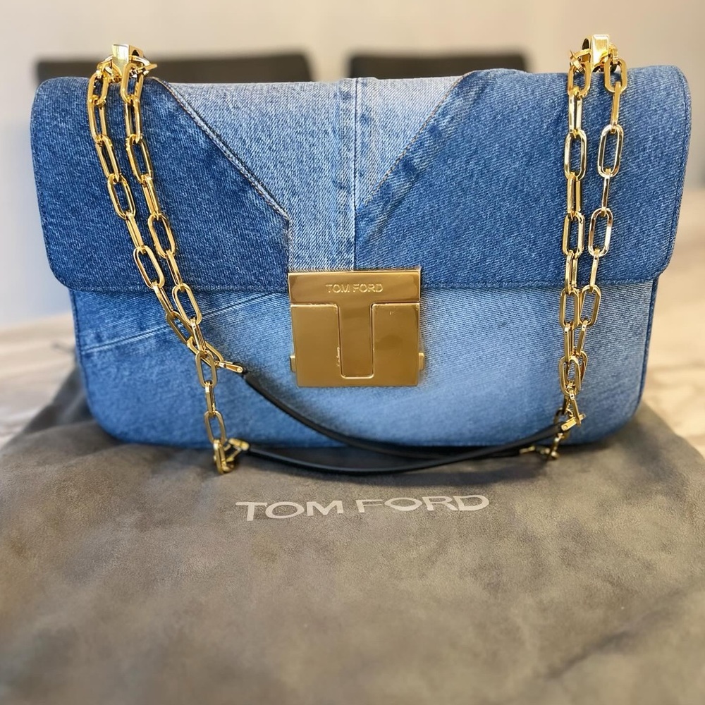 Tom Ford denim patchwork